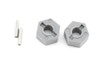 Fr Wheel Hubs,Hex,Axel Pins(2) :RU,ST,SLH
