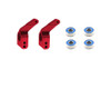 Aluminum Stub Axle Carriers (Red) (4)
