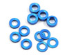 Aluminum Ball Stud Washer Set (Blue) (12) (0.5mm, 1.0mm & 2.0mm)