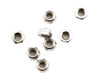 Nuts, 5mm nylon locking (8)