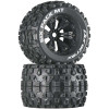Six Pack MT 3.8" Pre-Mounted Truck Tires (Black) (2)