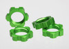 WHEEL NUTS 17MM SPLINED GRN