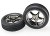 T&W BLK CHRM 2.2/RIBBD FR TIRE