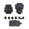 RC10B74.1 Factory Team Front/Rear Gearbox (Carbon)