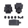 RC10B74.1 Factory Team Front/Rear Gearbox (Carbon)