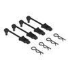 1/10 Body Clip Retainer (Black) (4)
