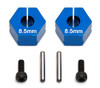 Associated Clamping Wheel Hex Blue T5M (2)