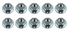 Team Associated M4 Serrated Wheel Nuts (10)