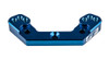 RC10B6.2 Factory Team +2mm Rear Ballstud Mount (Blue)