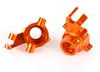 Maxx Aluminum Steering Blocks (Orange)