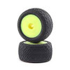 Mini-T 2.0 BK Bar Pre-Mounted Tires (Yellow) (2)