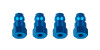 RC10B74 10mm Shock Bushing (Blue) (4)