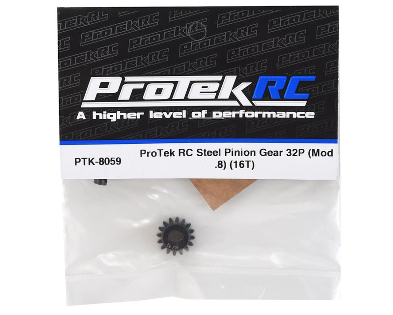 Steel 32P Pinion Gear w/3.17mm Reducer Sleeve (Mod .8) (5mm Bore) (16T)