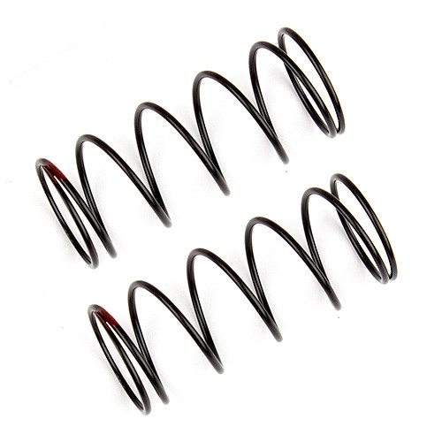 Front shock springs, red, 4.60