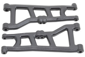 Arrma Typhon 4x4 3S BLX Front Suspension Arm Set (Black)