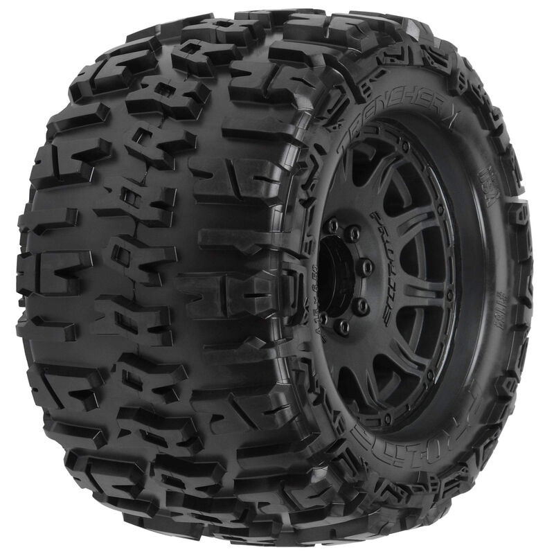 Trencher X MX38 3.8" Tire w/Raid 8x32 Wheels (Black) (2) (M2) w/Removable Hex