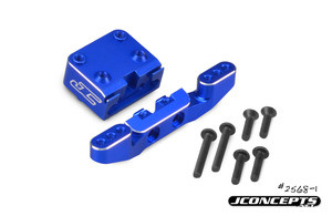 B6/B6D Front Camber Link Mount Bulkhead-Blue