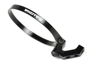 Fan Mount-Clamp on Set, Angled for 1/10 Buggies, Trucks, Sedans (Black)