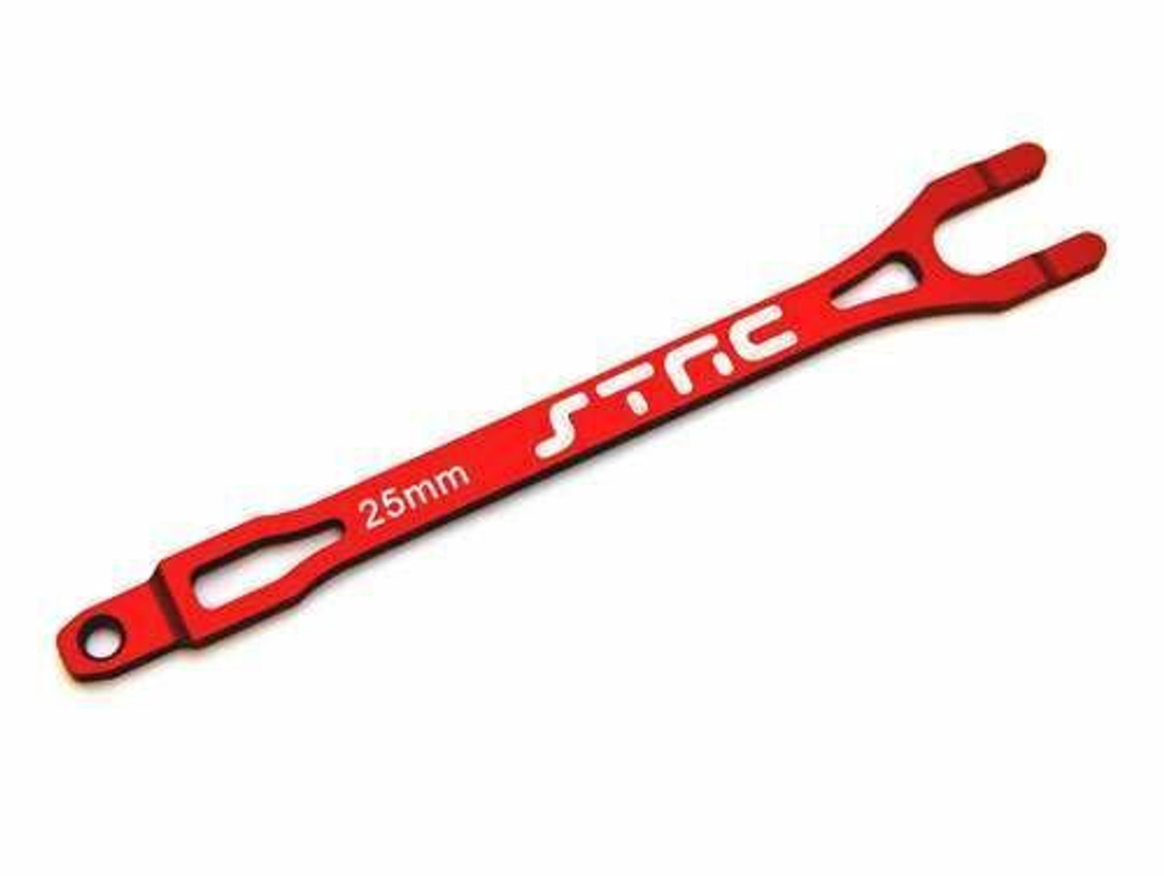 Aluminum TRX-4 Battery Hold Down Plate (Red)