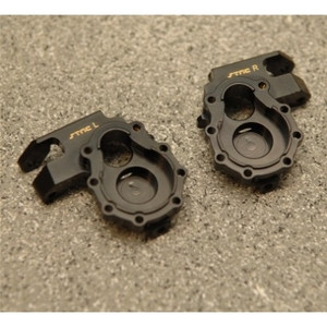 Traxxas TRX-4 Brass Front Steering Knuckles (Black) (2)