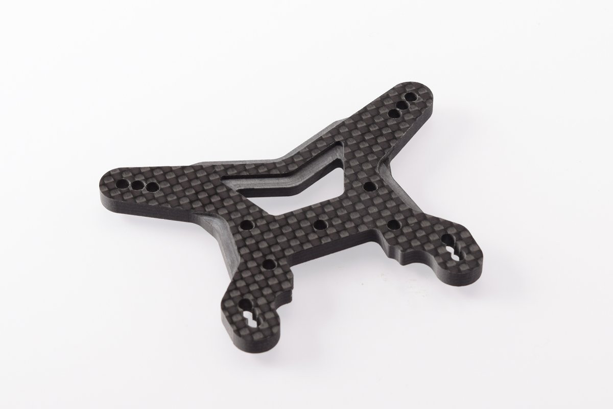 B74 LCG Carbon Fiber Rear Shock Tower