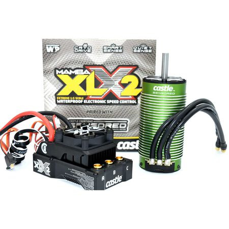 Mamba XLX 2 1/5 Sensored Brushless ESC/Motor Combo (1100Kv) w/2028 Motor