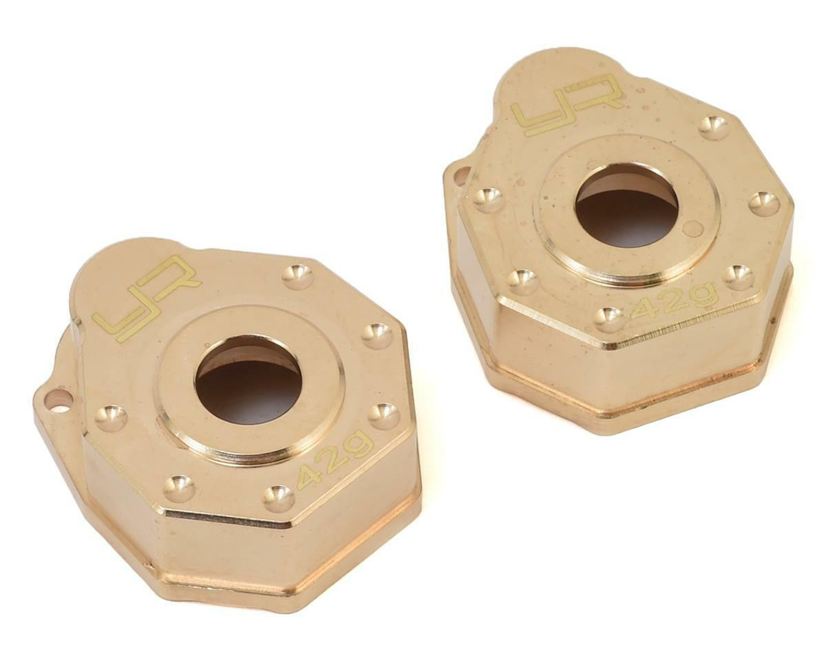 Traxxas TRX-4 Brass Portal Cover Set (2)