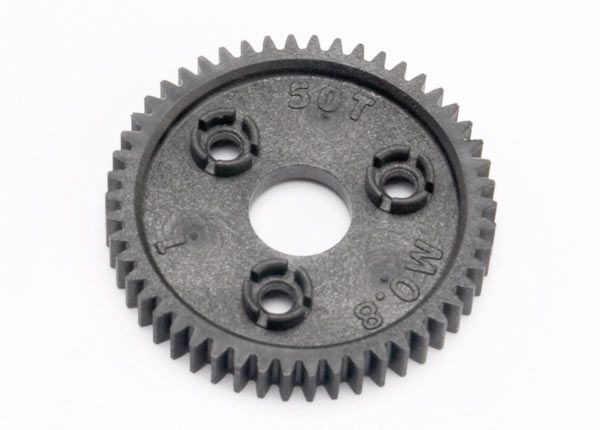 SPUR GEAR, 50T (0.8 METRIC PITCH, COMPATIBLE WITH 32P)