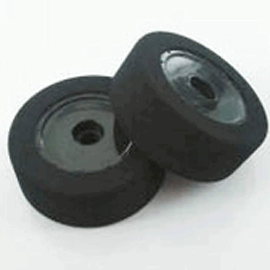 Foam Dirt Oval Rear Mounted Tires, Red