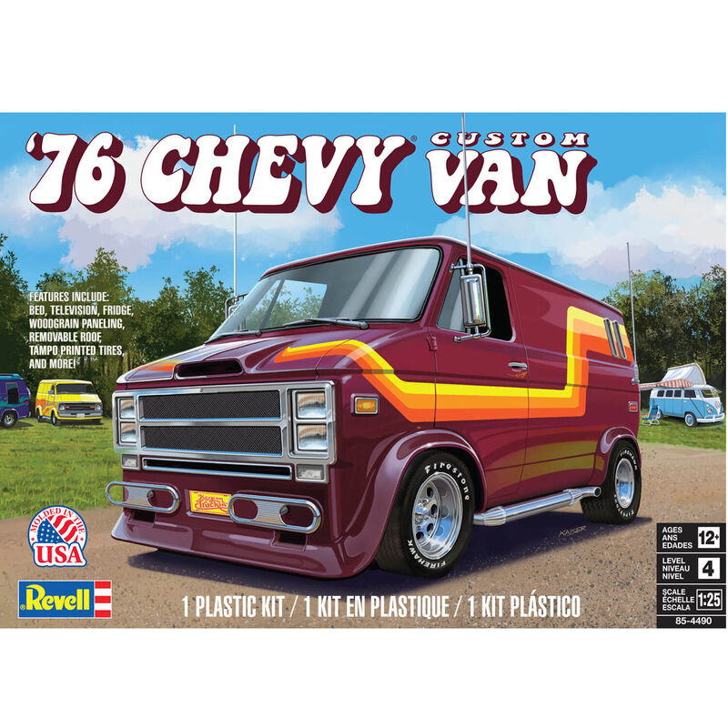 1/25 76 Chevy Custom Van