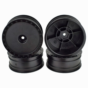 12mm Hex "Borrego" 2.2 1/10 Buggy Front Wheels (4) (B6/RB6) (Black)