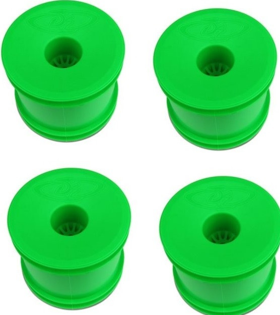 12mm Hex "Speedline" 2.2" 1/10 Stadium Truck Wheel (Green) (4) (T4.2)