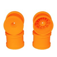 12mm Hex "Speedline" 2.2" 1/10 Stadium Truck Wheel (Orange) (4) (T4.2)