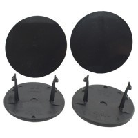 Gambler Dirt Oval Mud Plugs (Black) (4)
