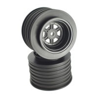 Gambler Rear Sprint Wheels (AE/TLR) (Black) w/12mm Hex