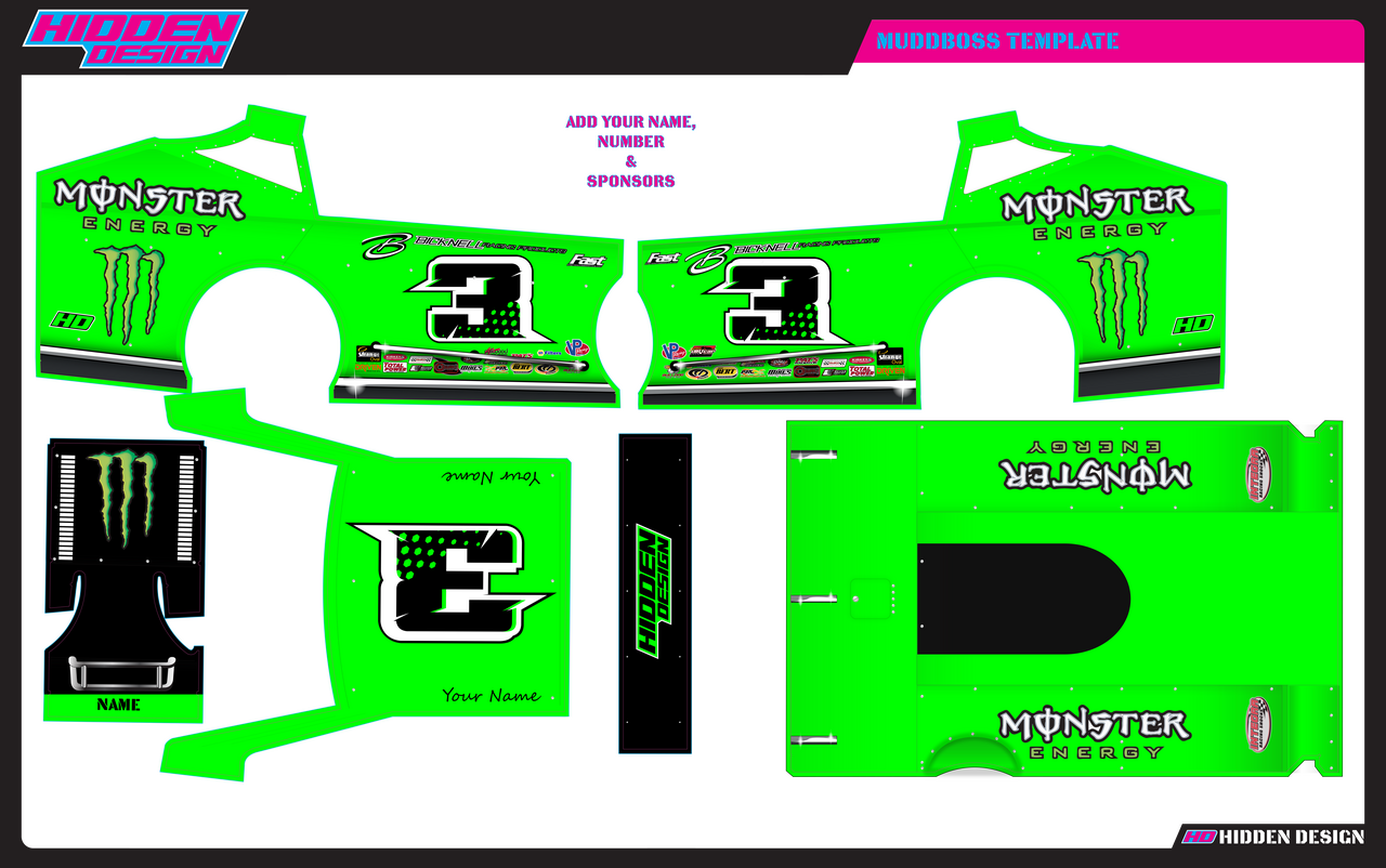 Monster Energy Wrap