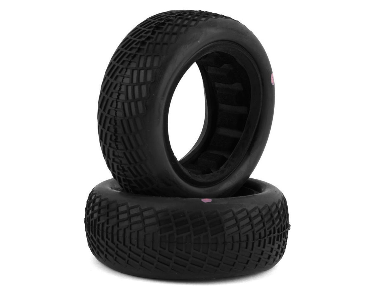 Raw Speed RC Stage Two 2.2" 1/10 2WD Front Buggy Tires (2) (Gumball (Pink))