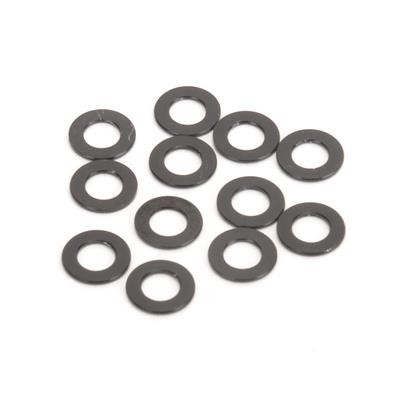 BLACK ALLOY WASHERS 0.50MM (PK12)