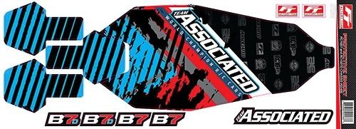 Team Associated RC10B7 Chassis Protective Sheet (1)