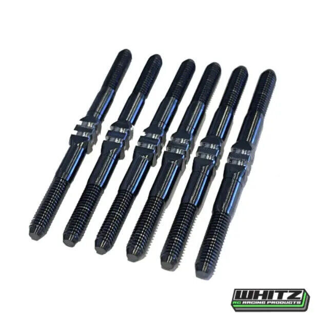 Whitz Racing Products HyperMax Schumacher Cat L1R Evo Titanium Turnbuckle Kit (Black) (3.5mm)