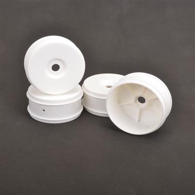 WHEEL 1/8TH - WHITE DISH V2 - PK4