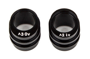 RC10B74.2 FT Rear Gearbox Pinion Height Inserts, Machined
