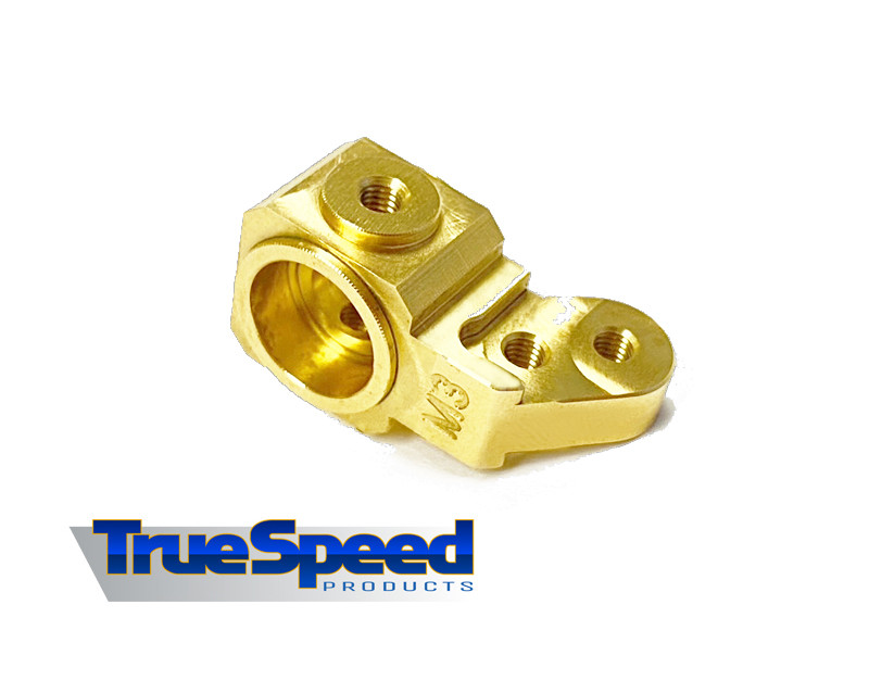 M3 BRASS INLINE FRONT SPINDLE for HEX AXLE (1)