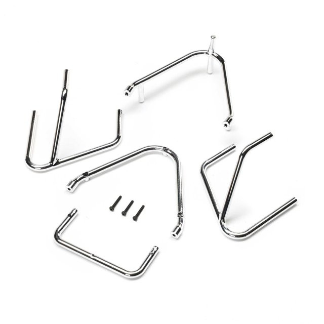 Bumper Set, Chrome: 22S Sprint
