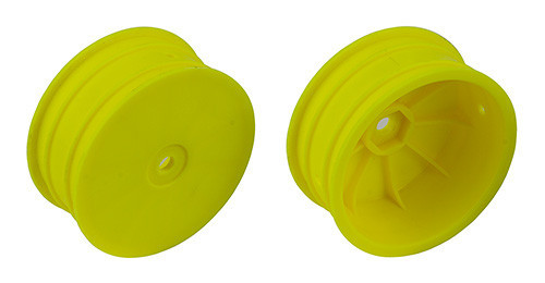 4WD Front Wheels, 2.2", 12mm hex, +1.5mm, yellow