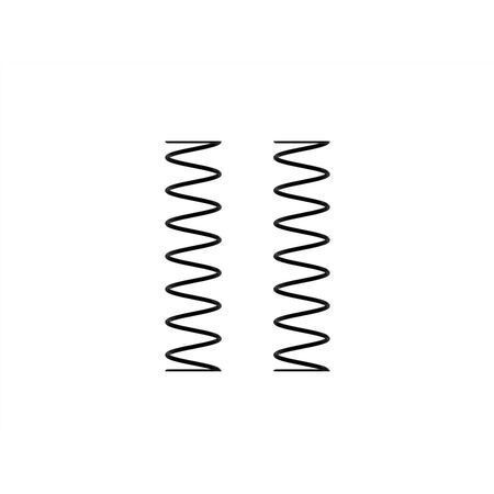 Shock Springs, 130mm 2.01N/mm (11.48lb/in) (2)