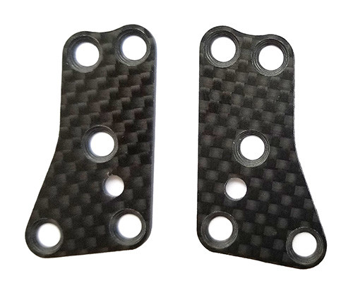 RC8 B3.2 Carbon Fiber Front Upper Suspension Arm Inserts (2)