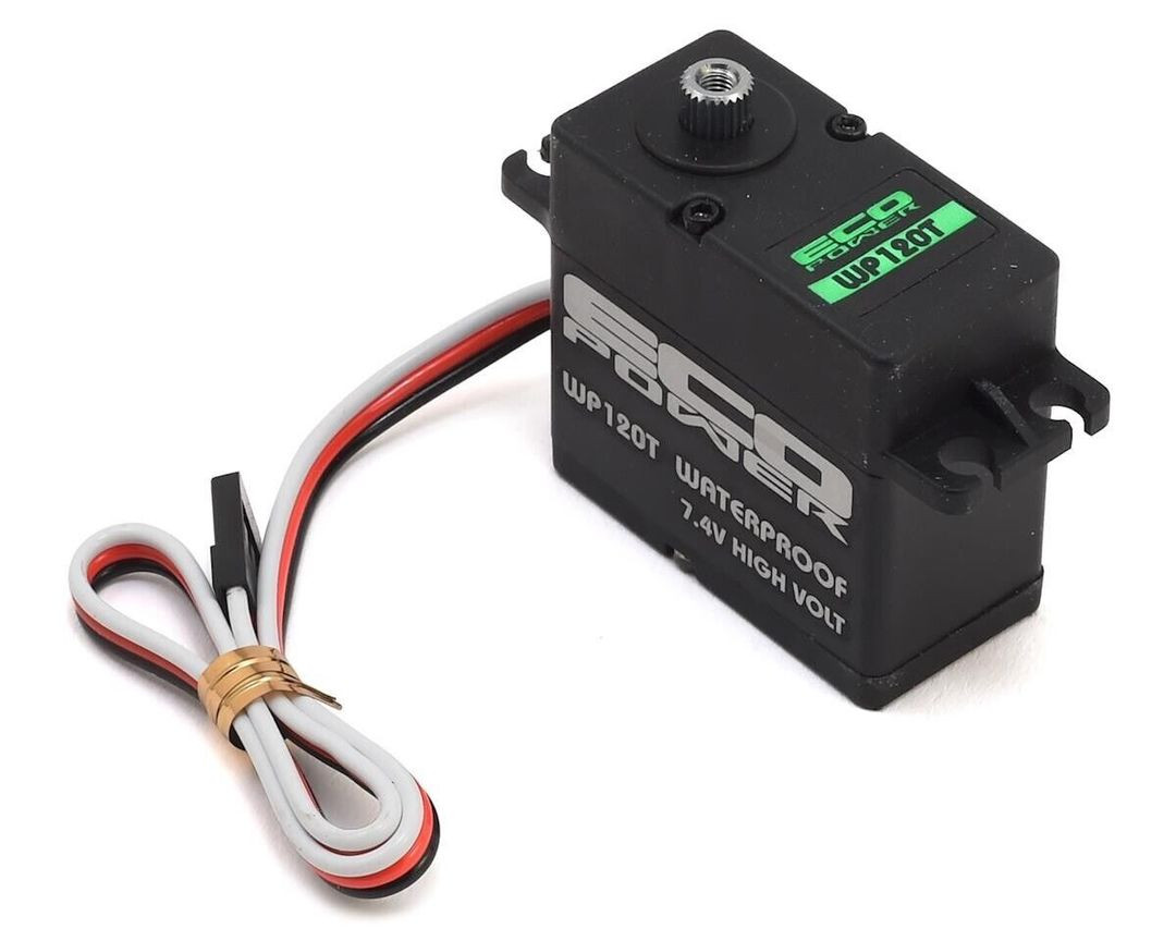 EcoPower WP120S Waterproof High Speed Metal Gear Servo for 1/10 4wd Traxxas™, ARRMA™, Axial™, Losi™ & others