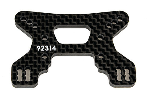 Team Associated RC10B74.2 Carbon Front Shock Tower (Gullwing Arm)