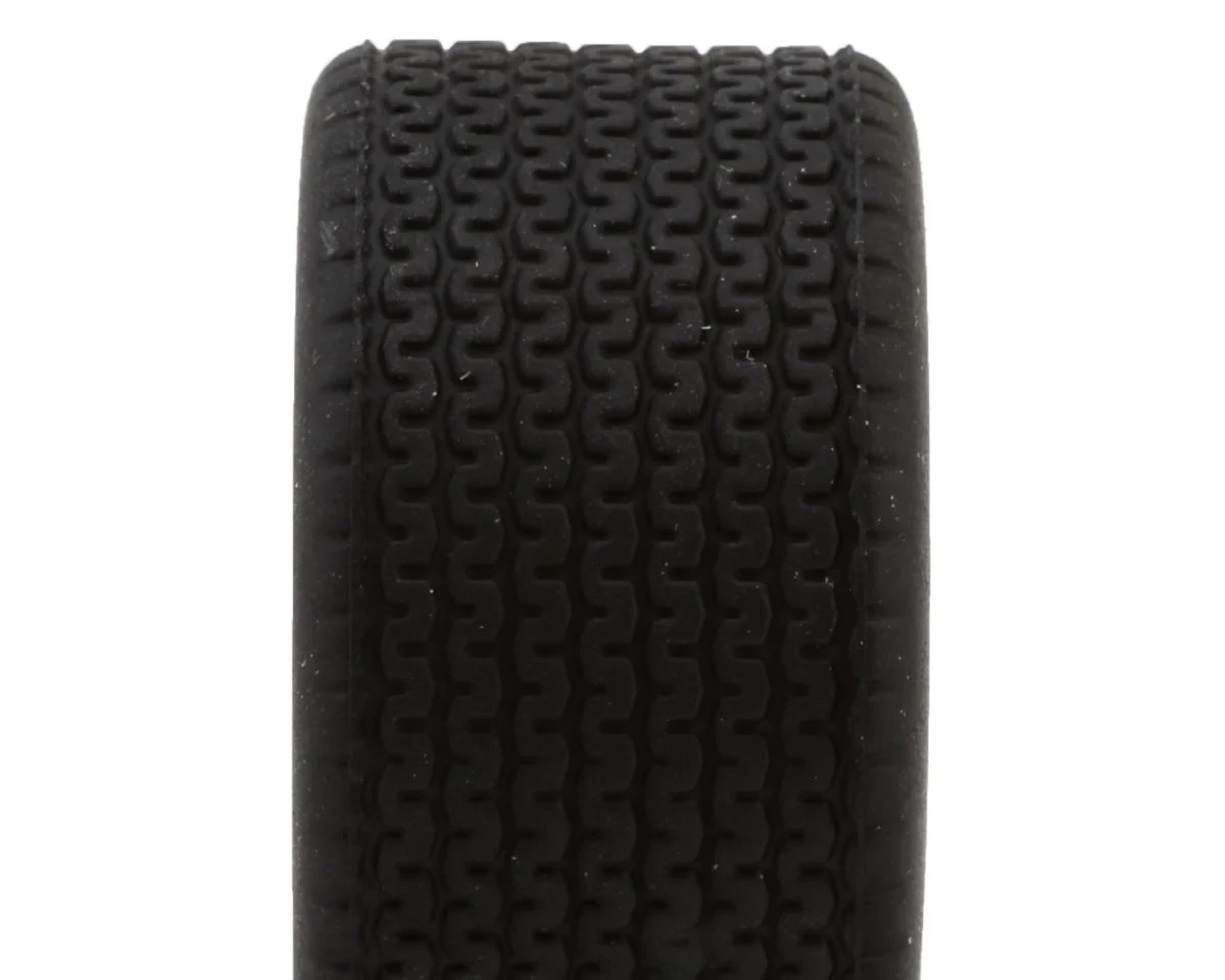 FR/RR Tires & Wheels, Black, 1/18 EDM (4)